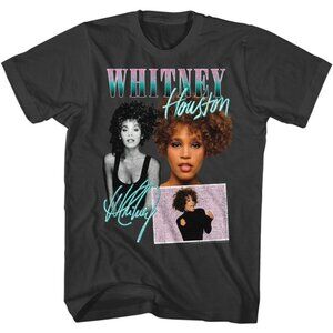 Whitney Houston Collage Vintage Music Fans Graphic T Shirt 99